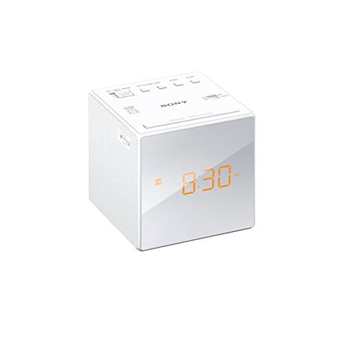 Image of Sony FM/AM Clock Radio - White