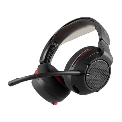 Image of Skullcandy Crusher PLYR 720 Wireless Gaming Headset, Ultimate Immersion and Comfort, THX Spatial Audio and Multi-Sensory Bass, Removable Mic, PC, PlayStation, Nintendo, Multi-Platform - Digi-Black​