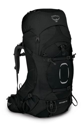 Image of Osprey Aether Men's Backpack, 65L, Black, S/M