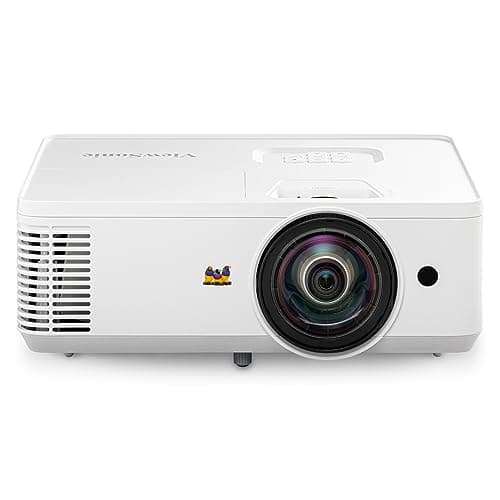 Image of ViewSonic PS502W 4,000 ANSI Lumens WXGA Short Throw Business & Education Projector, Dual HDMI, USB Type-A, 0.52 Throw Ratio