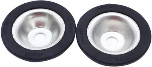 Image of TAKPART 2 PCS Front Shock Absorber Top Mount Plate Shocks Struts Compatible for Fiat 500 / Abarth Ford KA Punto Lancia Ypsilon Musa 51707691 46541086