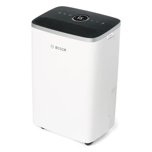 Image of Bosch Dry 4000 Dehumidifier - Easy Efficient Quiet For Your Home & Bedroom - For Rooms up to 33 m² - Quick Drying for Your Laundry