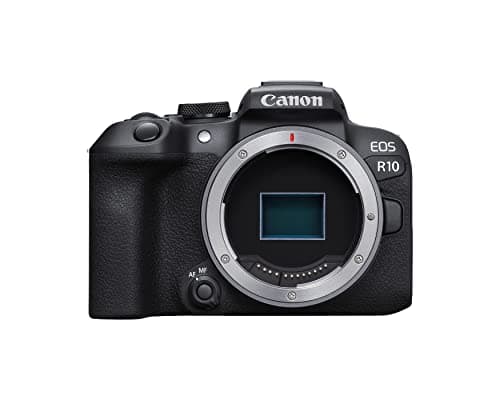 Image of Canon EOS R10 24.2MP Mirrorless Digital Camera Body (APS-C Sensor, 23 FPS, Next Gen Auto Focus, Next Level Image Stabilisation, 4K) Black