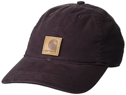 Image of Carhartt Men's Canvas Cap, BlackBerry, OFA