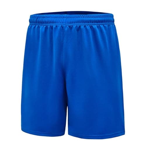 Image of Himcus Boys Quick-Dry PE Football Shorts Kids Running Sports Shorts(130,8-9 Years,Royal Blue)