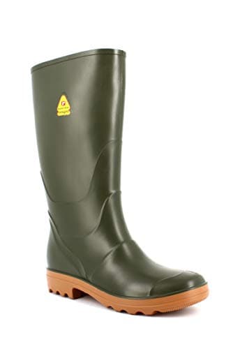 Image of NORA Unisex Adults Country Work Boots, Professional Wellington boot for agriculture and forestry, Green, 10.5 UK (45 EU)
