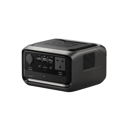 Image of ECOFLOW Portable Power Station RIVER 3 Plus (Wireless), 286Wh LFP Battery And 5,000mAh Power Bank, Modular Design, Up To 1200W Output, Expandable to 858Wh, Solar Generator for Outdoor Camping RV