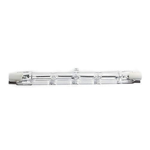 Image of DECK INN Pack of 2 Lighting 400W = 500W Eco Halogen R7s Energy Saving Linear Halogen Floodlight Security Light Bulbs J118, 118mm Length, 8700 Lumen
