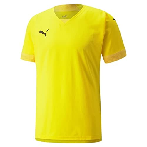 Image of PUMA Men's Teamfinal Jersey Football Shirt, Cyber Yellow-freesia, L
