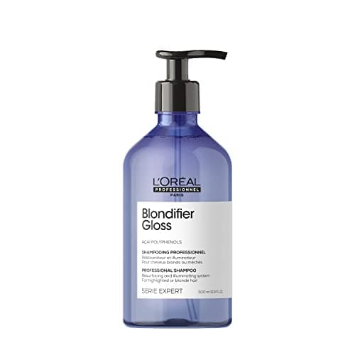 Image of L'Oréal Professionnel | Expert Series Blondifier Gloss Illuminating Shampoo for Blonde and Mulberry Hair 500 ml