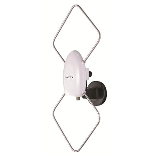 Image of Avtex STH3000 20 dB DVB-T antenna incl. Car power cable, wall bracket, suction base and mounting accessories.