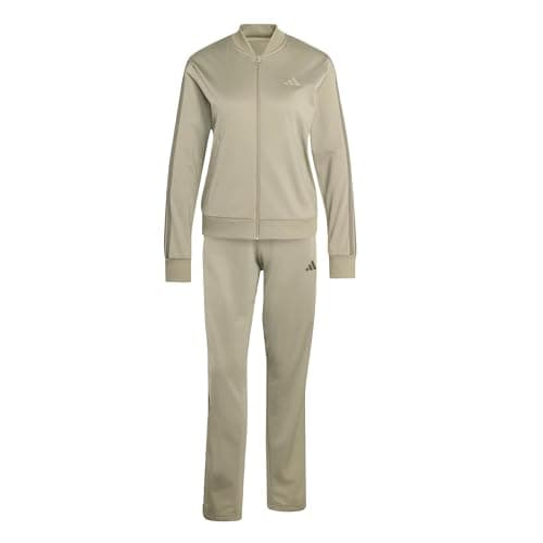 Image of adidas Women's ESSENTIALS 3-STRIPES TRACKSUIT, Wonder Cargo, M