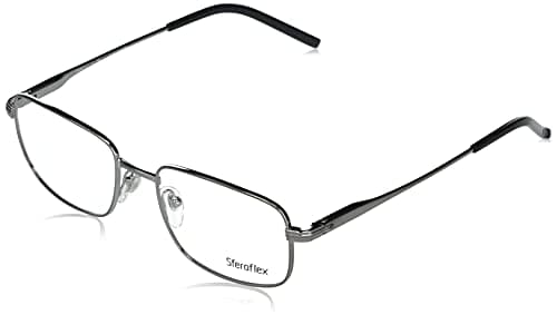 Image of Sferoflex 0Sf2197, Eyeglass Frames for Men, Brown (Gunmetal), 52