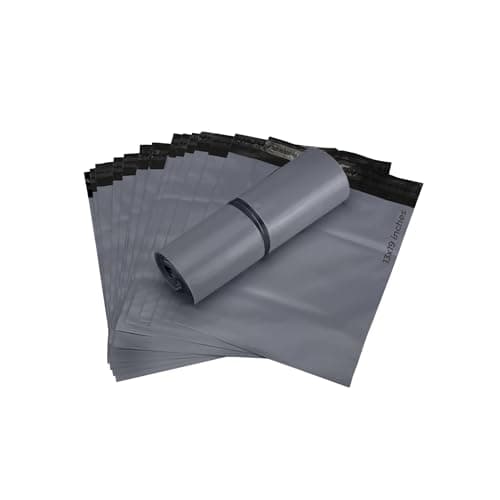 Image of G4GOODS® 500 Grey Postage Bags 13" x 19" Self-Sealed Parcel Bags 330mm x 483mm Strong Waterproof Mailing Bag Eco-Friendly Poly Mailers Packaging Delivery Bag Courier Shipping Mailers