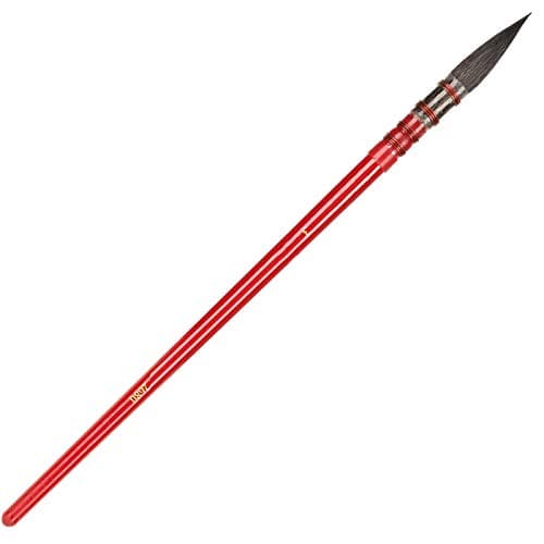 Image of OEBUAFI Squirrel Hair Watercolor Paint Brush Natural Hair Roots for Watercolor Gouache Acrylic with Ergonomic Design for Artists Painting Supplies (NO.3)