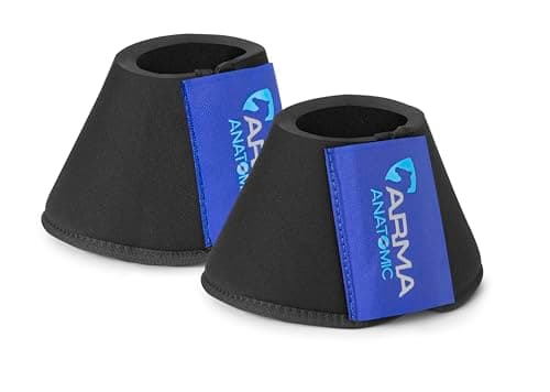 Image of Shires Arma Neoprene Over Reach Boots - 1898, Royal Blue, Full