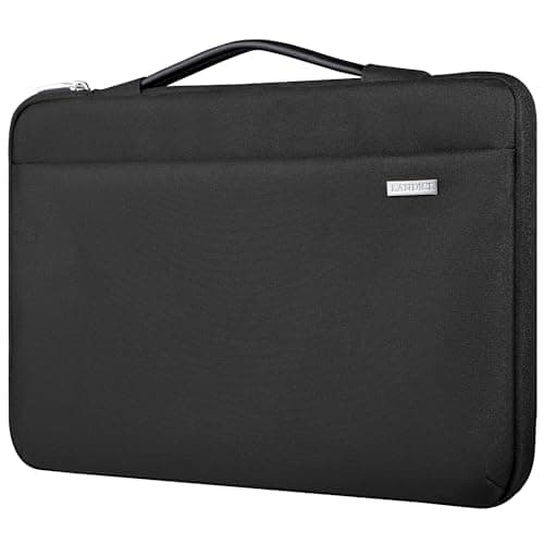 Image of LANDICI Laptop Case Sleeve 13 13.3 Inch with Handle, 360°Protective Waterproof Computer Cover Bag for MacBook Air 13 M1/M2/M3, MacBook Pro 13, Ipad Pro 13 2024, New Black