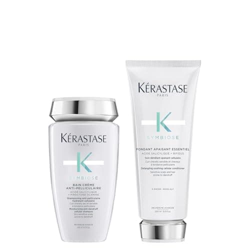 Image of Kérastase Symbiose, Moisturising Anti-Dandruff Cellular Shampoo + Kérastase Symbiose, Detangling Soothing Cellular Conditioner