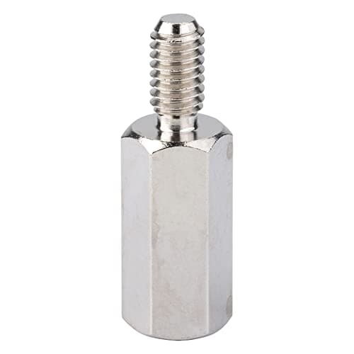 Image of R-TECH 524384 Hex Threaded M-F Spacer Brass 7mm A/F M4 15mm - Pack Of 25