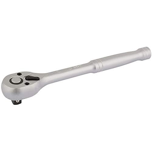 Image of Draper Reversible Soft Grip Ratchet | 3/8" Square Drive 72 Tooth | Torque Socket Wrench | 26724, Blue