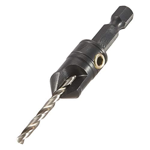 Image of Trend Snappy 12.7mm Tool Steel Countersink with 3.2mm HSS Drill, Quick Release System, Ideal for Woodplugs, SNAP/CS/10A, Silver