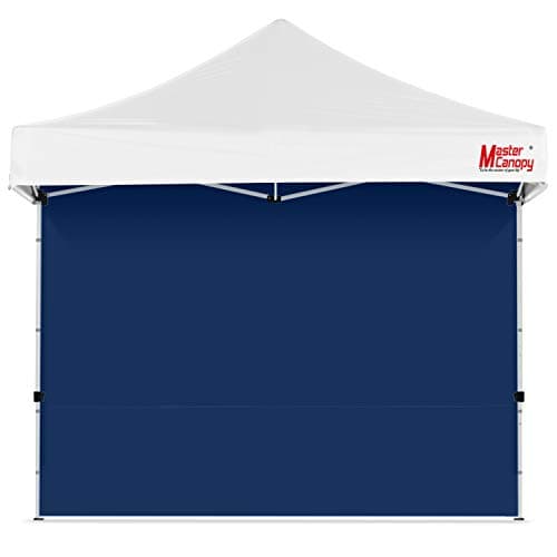 Image of MASTERCANOPY Instant Gazebo Sidewall Panels Sunwall for 3x3M Pop Up Gazebo,1 Piece,Navy Blue