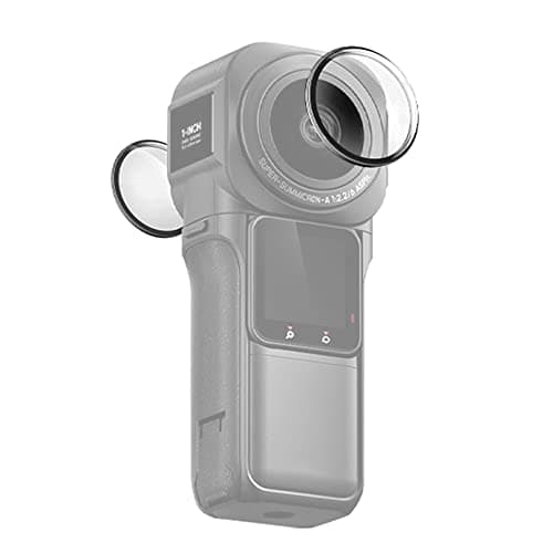 Image of Andoer Pack of 2 Panoramic Camera Lens Protector Lens Cover Lens Protector Compatible with Insta360 ONE RS 1-Inch 360 Edition Camera