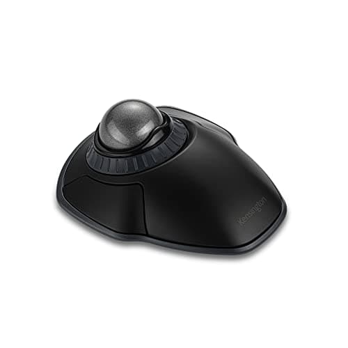 Image of Kensington Orbit Wireless Trackball with Scroll Ring - Space Gray (K72675WW),Black/Grey