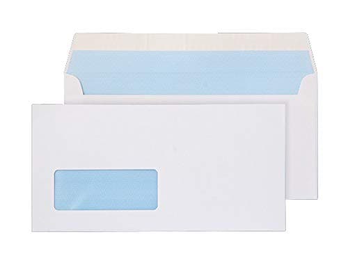 Image of Blake Purely Everyday DL 110 x 220 mm 100 gsm Peel & Seal Window Wallet (23884/50 PR) White - Pack of 50