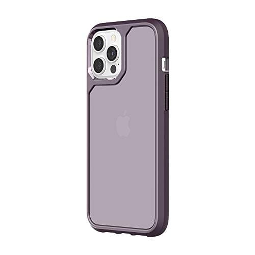 Image of Griffin Survivor Strong GIP-053-PUR Protective Case for iPhone 12 Pro Max - Purple
