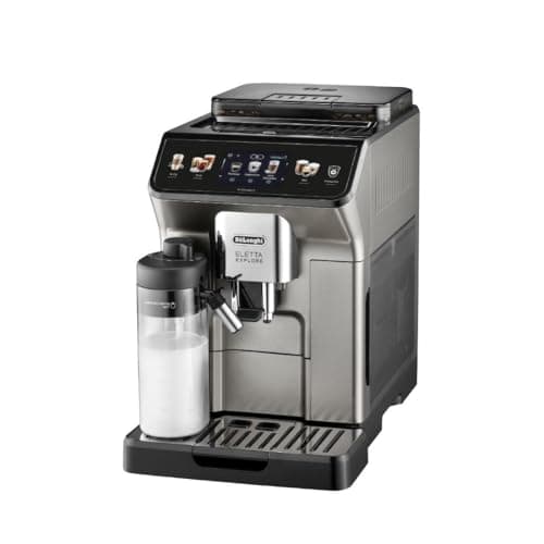 Image of Delonghi De'Longhi Eletta Explore Cold Brew Bean-To-Cup Coffee Machine - Titanium, Silver