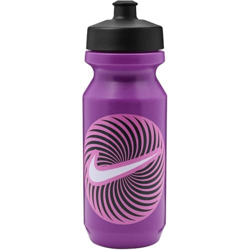 Image of Nike Big Mouth Sports Bottle 2 Graphic 22oz Purple Black Playful Pink