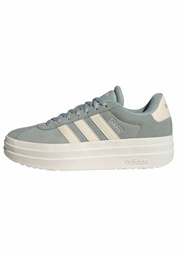Image of adidas Women's VL Court Bold Shoes, Wonder Sage/Wonder White/Off White, 6 UK
