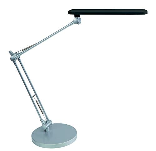 Image of Alba LED Trek Desk Lamp with Articulating Arm, Black (LEDTREKN)