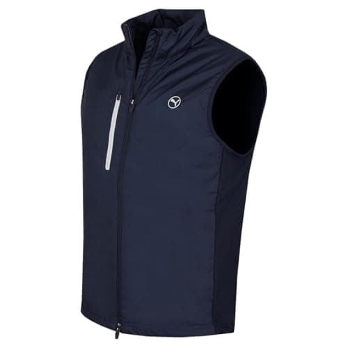 Image of PUMA Golf Mens Hielands Vest Gilet - Deep Navy - L
