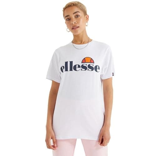 Image of ellesse Women's Albany T-Shirt, White, 10 (S)