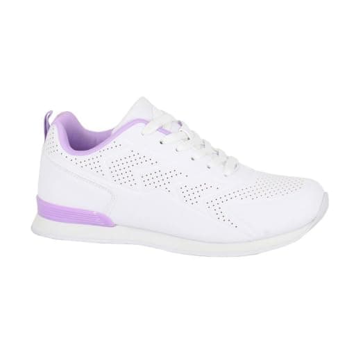Image of Dek T755G-5 Fluke, Womens Bowling Shoes EVA Sole White Size 5 UK