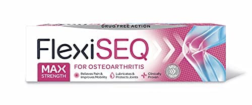 Image of FlexiSEQ Max Strength 50g Gel, Topical Gel for Osteoarthritis | Drug Free | for All Synovial Joints Including Knees, Hands, Hips and Shoulders