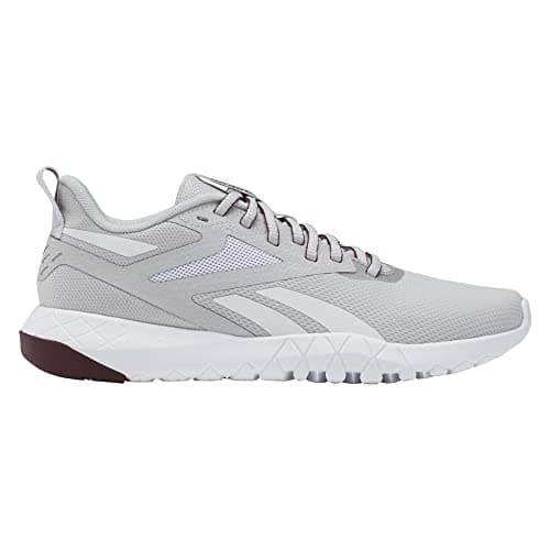 Image of Reebok Womens FLEXAGON Force 4 Fitness Trainer Running & Training Shoes, White/Steely Fog/Maroon, 3 UK