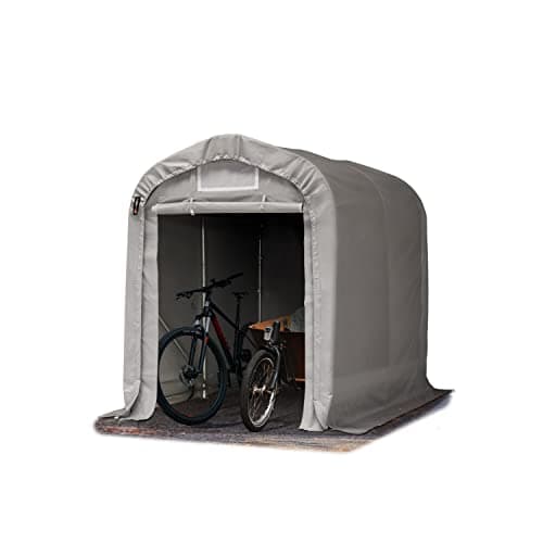 Image of TOOLPORT 1,6x2,4m Heavy Duty Carport PVC approx. 550g/m² Tent Portable Garage Storage Shelter 100% waterproof in grey