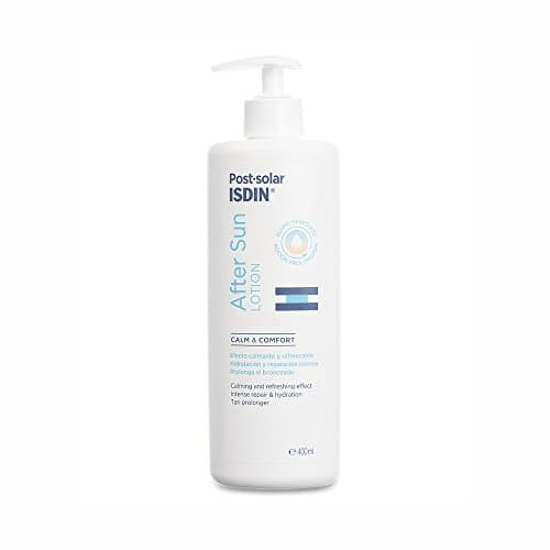 Image of ISDIN Post-solar After Sun Lotion 400ml | Calming and cooling effect | Intense hydration and repair