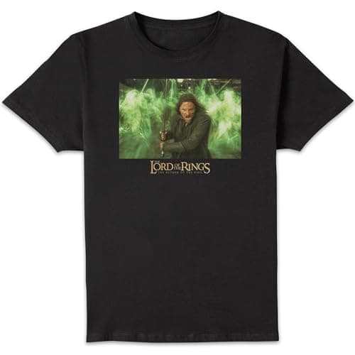 Image of Lord of The Rings Aragorn Men's T-Shirt - Black M