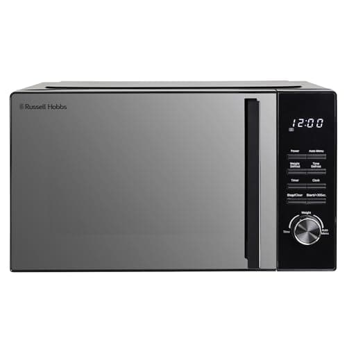 Image of Russell Hobbs 23L Flatbed Digital Microwave with 800W Power, 8 Auto-Cook Menus, Defrost Function and Child Lock in Black, RHFM2365B