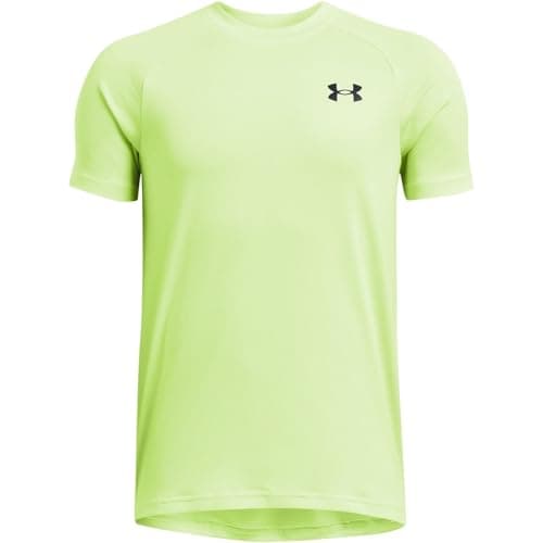 Image of Under Armour Kids Tech 2.0 Top Junior Morphine Green/Black 11-12 Years