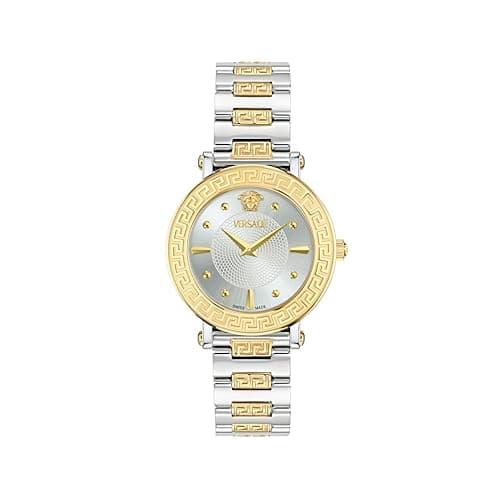 Image of Versace Women's Analogue Swiss Quartz Watch with Stainless Steel Strap VE9C00524