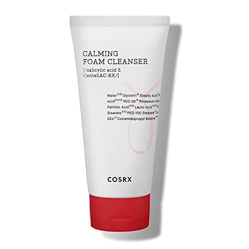 Image of COSRX AC Collection Calming Foam Cleanser 150ml, Salicylic Acid Acne Cleanser | Animal Testing Free, Paraben Free, Korean Skin Care