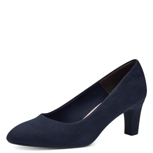 Image of Tamaris Women's pumps with block heel blue 6.5 UK