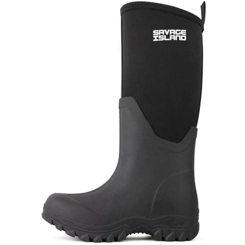 Image of Savage Island Tall Ladies 5mm Neoprene Lined Wellington Boots Outdoor Women's Insulated Womens Wellies