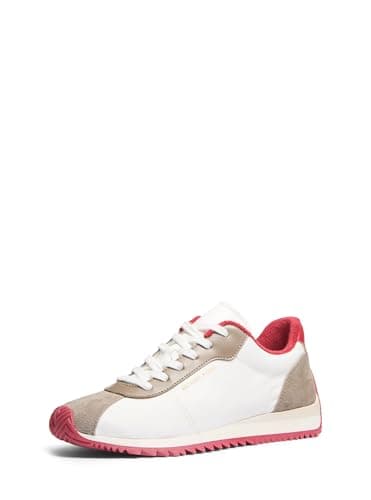 Image of Michael Kors Womens Rhodes Trainer, Optic White/Nylon, 5 UK
