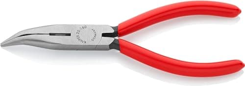 Image of KNIPEX Snipe Nose Side Cutting Pliers (Radio Pliers) with Plastic Coating 160 mm, 25 21 160